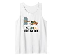 Less Scroll More Stroll Hiking Digital Detox Tank Top
