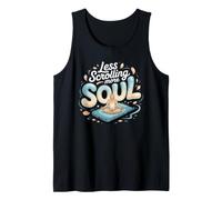 Less Scrolling More Soul Meditation Mindfulness Zen Tank Top