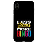 Less Stress More Bingo Enthusiasts Fun Case for iPhone XS Max