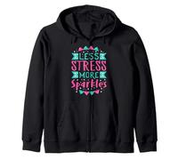 Less Stress, More Sparkles Zip Hoodie