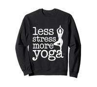 Less Stress More Yoga Meditation Vibes Peaceful - Sweatshirt