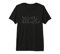 Less Talk More Action Motivational Quote Design Premium T-Shirt