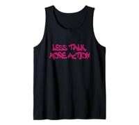 Less Talk More Action Motivational Quote Design Tank Top