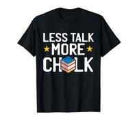 Less Talk More Chalk Billiards Funny Pool Snooker Player T-Shirt