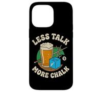 Less Talk More Chalk Funny Billiards Pool Snooker Player Case for iPhone 14 Pro Max