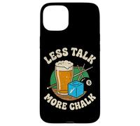Less Talk More Chalk Funny Billiards Pool Snooker Player Case for iPhone 15 Plus
