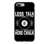Less Talk More Chalk Snooker Pool Billiard Player Case for iPhone 7 Plus/8 Plus