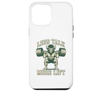 Less Talk More Lift Bison Gym Fitness Motivation Case for iPhone 12 Pro Max