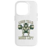Less Talk More Lift Bison Gym Fitness Motivation Case for iPhone 14 Pro
