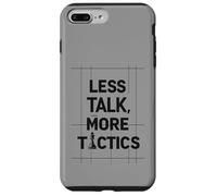 Less Talk, More Tactics, Funny Chess Player Quote Design Case for iPhone 7 Plus/8 Plus
