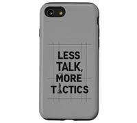 Less Talk, More Tactics, Funny Chess Player Quote Design Case for iPhone SE (2020) / 7/8