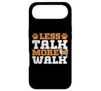 Less talk more walk Dog Sitter Case for iPhone Air