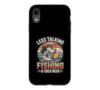 Less Talking More Fishing And Cold Beer Bass Case for iPhone XR
