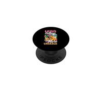 Less Talking More Ukulele Funny Hawaiian Music Player PopSockets Adhesive PopGrip