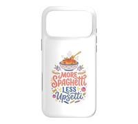 Less Upsetti More Spaghetti Italian Italy Funny Food Case for iPhone 17 Pro Max