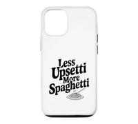 Less Upsetti More Spaghetti Pasta Lover Humor Case for iPhone 12/12 Pro