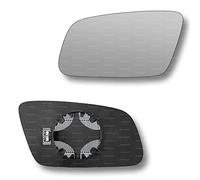 Less4spares Replacement Wing Mirror Glass Left Compatible with Audi A3 2000-2003 CLIP-ON Passnager Near Side N/S Heated Convex
