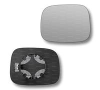 Less4spares Replacement Wing Mirror Glass Left Compatible with Volvo XC70 2007-2016 CLIP-ON Passnager Near Side N/S Heated Convex