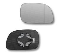 Less4spares Replacement Wing Mirror Glass Right Compatible with Chrysler Voyager 1996-2007 CLIP-ON Driver Off side Heated with Blind Spot