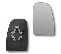 Less4spares Replacement Wing Mirror Glass Right Compatible with Fiat Ducato 2007-2022 CLIP-ON Driver Off side Heated Convex