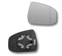 Less4spares Replacement Wing Mirror Glass Right Compatible with Ford Focus 2008-2018 CLIP-ON Driver Off side Heated with Blind Spot
