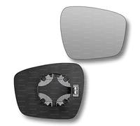 Less4spares Replacement Wing Mirror Glass Right Compatible with Ford S-Max 2015-2022 CLIP-ON Driver Off side Heated Convex