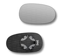 Less4spares Replacement Wing Mirror Glass Right Compatible with Jaguar X-Type 2001-2008 CLIP-ON Driver Off side Heated Convex
