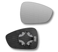 Less4spares Replacement Wing Mirror Glass Right Compatible with Peugeot RCZ 2010-2015 CLIP-ON Driver Off side Heated Convex