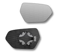 Less4spares Replacement Wing Mirror Glass Right Compatible with Seat Leon 2020-2022 CLIP-ON Driver Off side Heated Convex