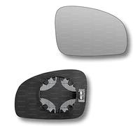 Less4spares Replacement Wing Mirror Glass Right Compatible with Skoda Roomster 2006-2015 CLIP-ON Driver Off side Heated Convex