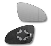 Less4spares Replacement Wing Mirror Glass Right Compatible with Vauxhall Adam 2012-2019 CLIP-ON Driver Off side Heated with Blind Spot