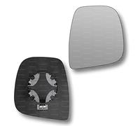 Less4spares Replacement Wing Mirror Glass Right Compatible with Vauxhall Combo 2018-2022 CLIP-ON Driver Off side Heated Convex