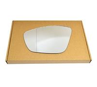 Less4spares Wing Mirror Glass Left Compatible with Peugeot 208 2012-2019 STICK-ON Passenger Near Side with Blind Spot