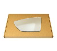 Less4spares Wing Mirror Glass Left Compatible with Seat Leon 2012-2020 STICK-ON Passenger Near Side Convex