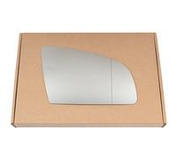 Less4spares Wing Mirror Glass Right Compatible with Audi A4 2001-2008 STICK-ON Driver Off Side Convex
