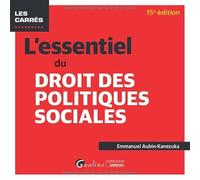 L'essentiel du droit des politiques sociales