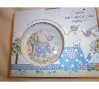 Lesser and Pavey 17cm Little Bird and Ellie Feeding Set, Blue