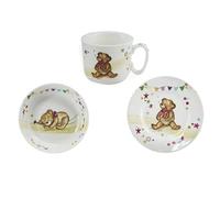 Lesser and Pavey - Little Treats Little Bear Hugs Collection Feeding Gift Set, White