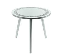 lesser and pavey LP46641 Multi-Crystal Design Table | Silver, Grey