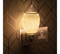lesser and pavey LP47145 Ceramic Desire Aroma Plug In Warmer | Mandala Elephant design | 1 Pc, Cream