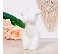 Lesser and pavey LP48626 Fresh Linen Body Candle | for Adults | White Accessory