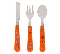 lesser and pavey LP49047 Little Stars Cutlery Set | Zoo design | Set of 3 Cuttlery, Multicoloured