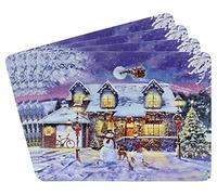 lesser and pavey LP52686 Placemats | Magic of Christmas design | Set of 4, Multicolor