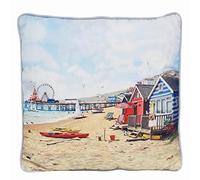 lesser and pavey LP94798 Sandy Bay Design Cushion | Multi-color Accessory, Blue
