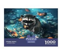 Lesser Panda 1000 Pieces Premium Jigsaw Age 3+ Quirky, Abstract Design, Home Decoration, Educational, Challenging Puzzle Games 70x50cm/1000pcs