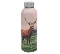 Lesser & Pavey 500ml Designed Stainlesss Steel Water Bottle | Eco Friendly Stainlesss Steel Bottle With Lid | Stainlesss Steel Bottles For Office, Sports or On The Go - (Stag)