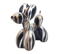 Lesser & Pavey Balloon Dog Gold Black & Silver Small Figurine For Home & Office | Home Decor Ornaments Gift For Women & Men | Beautiful Figurine For Indoor & Outdoor | Living Room Decor Ornaments