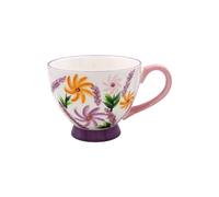 Lesser & Pavey Beautifully Designed Footed Mug | Footed Mugs for Tea & Coffee with Great British Designs | Sunflowers Coffee Mugs & Tea Cups for Home, Office or Shops - Lynsey Johnstone