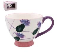 Lesser & Pavey Beautifully Designed Footed Mug | Footed Mugs for Tea & Coffee with Great British Designs | Thistle Coffee Mugs & Tea Cups for Home, Office or Shops -Lynsey Johnstone