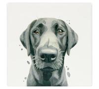 Lesser & Pavey Black Labrador Coaster Robert James Hull For Home & Office | Stylish Coasters For Kitchen & Dining | Durable Drinks Coasters For Tabletops | Decorative Home Accessories for Tables